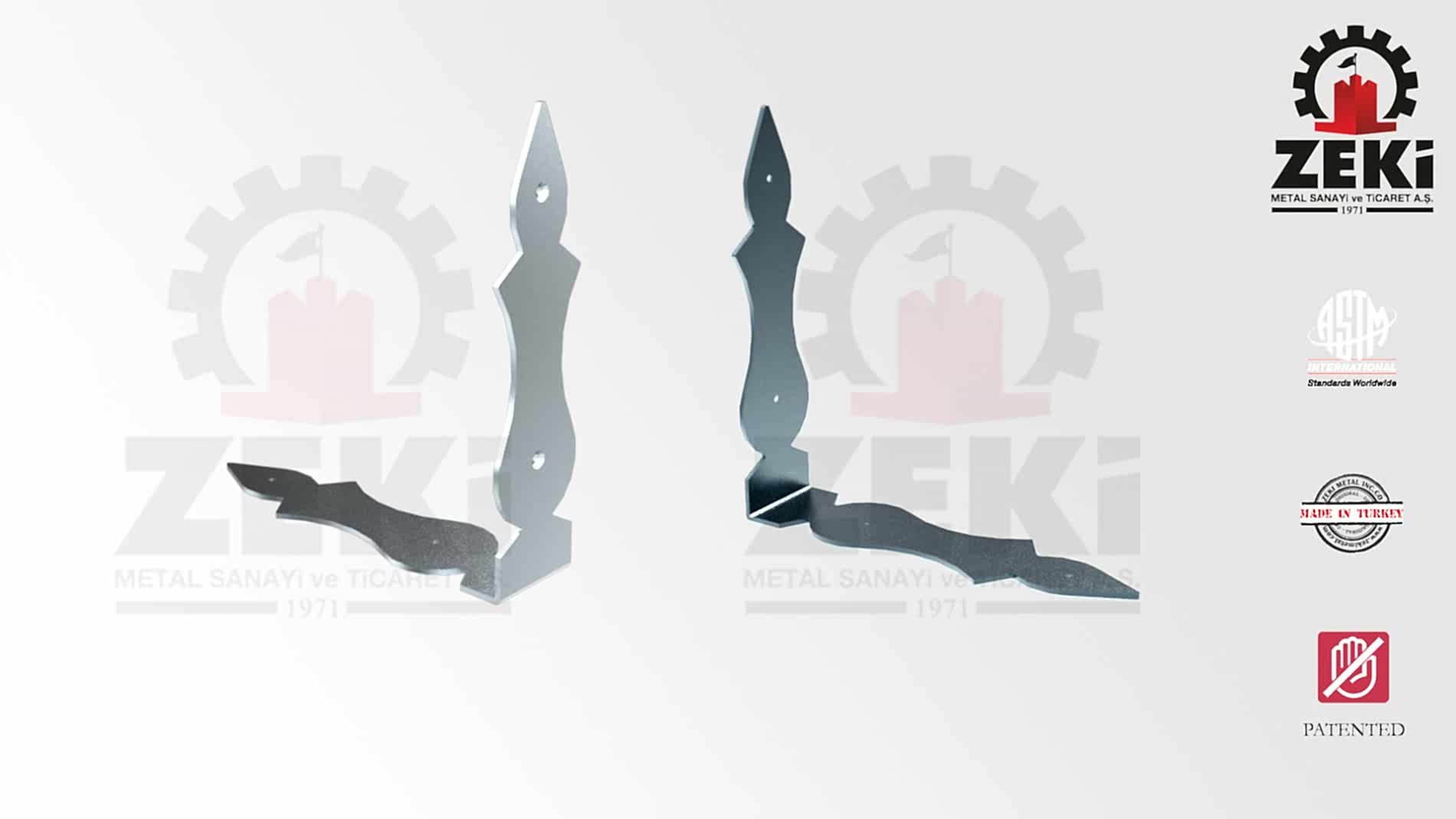 Desenli Köşe Sacı